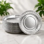 Silver Foil Disposable Patravali Paper Plates
