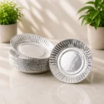 Silver Foil Disposable Small Paper Plates