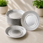 Silver Foil Disposable Small Paper Plates